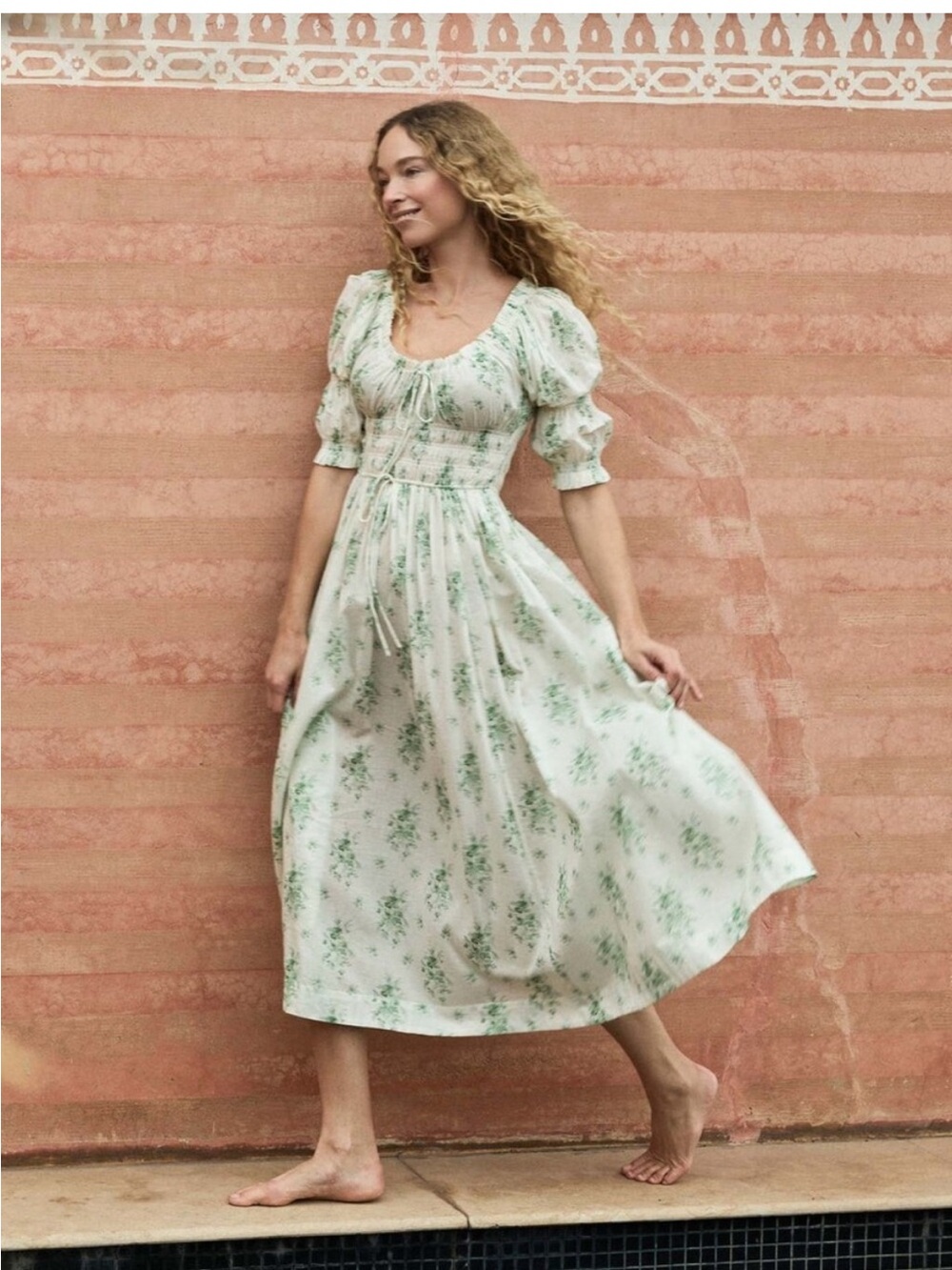 Doen ISCHIA DRESS IN VERT